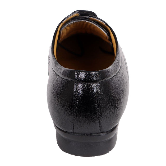Somugi Black Lace up formal Shoes for Men made by Artificial Leather Formal Shoes Avinash Handicrafts 