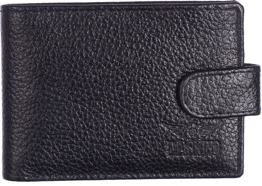 Upper Buttun Mini Wallet Card Holder NDM Black MASKINO ENTERPRISES 