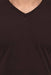 BKS COLLECTION V Neck Brown Colour Half Sleeves Men's Solid Regular Fit Polo T-Shirt t-shirt BIRENDER KUMAR SHARMA 