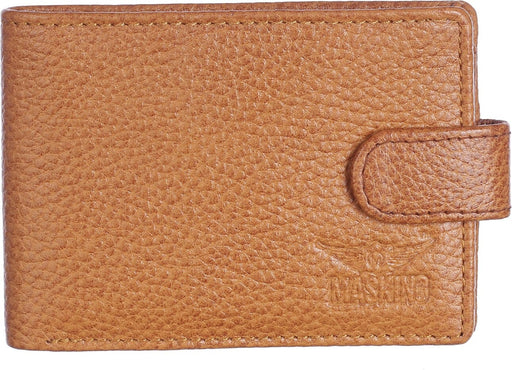 Upper Buttun Mini Wallet Card Holder NDM TAN MASKINO ENTERPRISES 