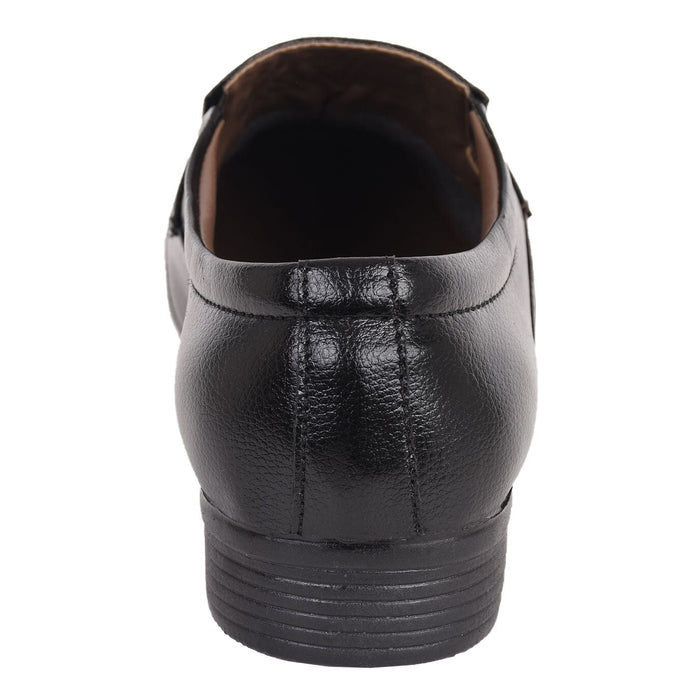 Somugi Black Slip on formal Shoes for Men made by Artificial Leather Formal Shoes Avinash Handicrafts 
