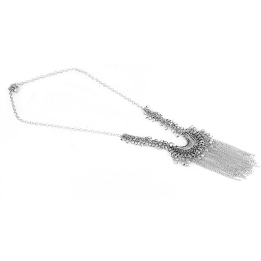 Aradhya Designer High Quality Oxidized Silver Afgani Necklace for Women and Girls Imitation Jewellery Aradhya Jewellery 