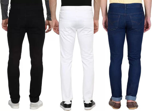 Slim Men Multicolor Jeans (Pack of 3) men's jeans Udayaan Apparels 
