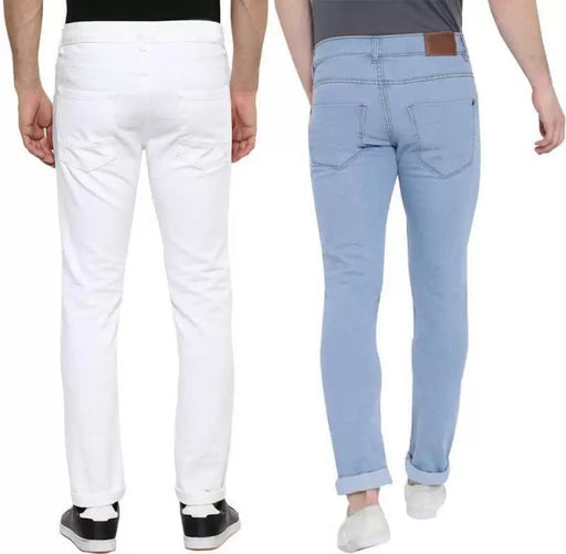 Regular Men Multicolor Jeans (Pack of 2) men's jeans Udayaan Apparels 