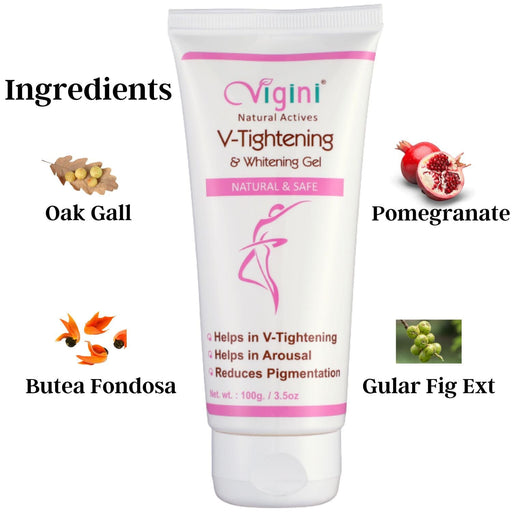 Vigini Intimate Vaginal V Tightening Whitening & Lightening Water Based Gel Girls Women 100ml| Reduces Itching Dryness Vagina Moisturizer health & wellness Global Medicare Inc 