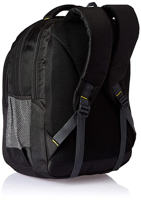 Alpha Nemesis Casual Waterproof Laptop Backpack/Office Bag/School Bag/College Bag/Business Bag/Unisex Travel Backpack Made With Waterproof polyester 25 Ltrs Black School Backpack bags Alpha Nemesis 