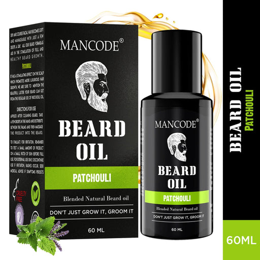 Mancode Beard Oil -Patchouli, 60ml Glide Route Ventures 
