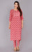 Pure Cotton Woman Kurta And Pant Set in Pink Colour Apparel & Accessories MASTER SYNTHETIC MILLS 