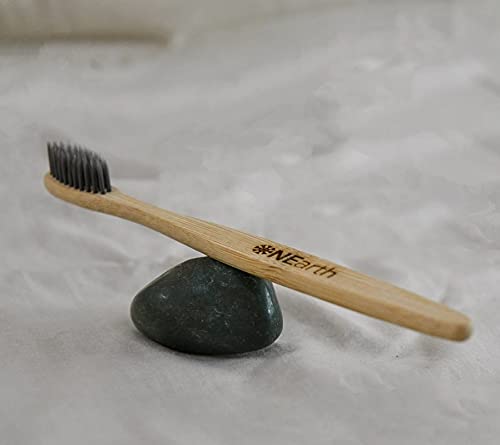 Onearth Bamboo Toothbrush with Soft Bristles Antibacterial and Biodegradable,(Brown)-Aorion-40401 Oral care ONEARTH 