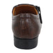 Somugi Men's Brown Velcro Roman Sandals made by Artificial Leather Formal Shoes Avinash Handicrafts 