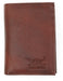 Vertical NDM Genuine Leather Card Holder Brown MASKINO ENTERPRISES 