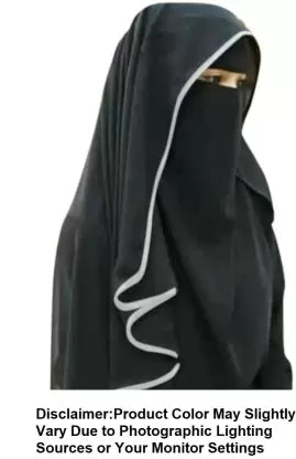 NP001 Cotton Jersey Burqa (Black) Apparel & Accessories ILYANA 