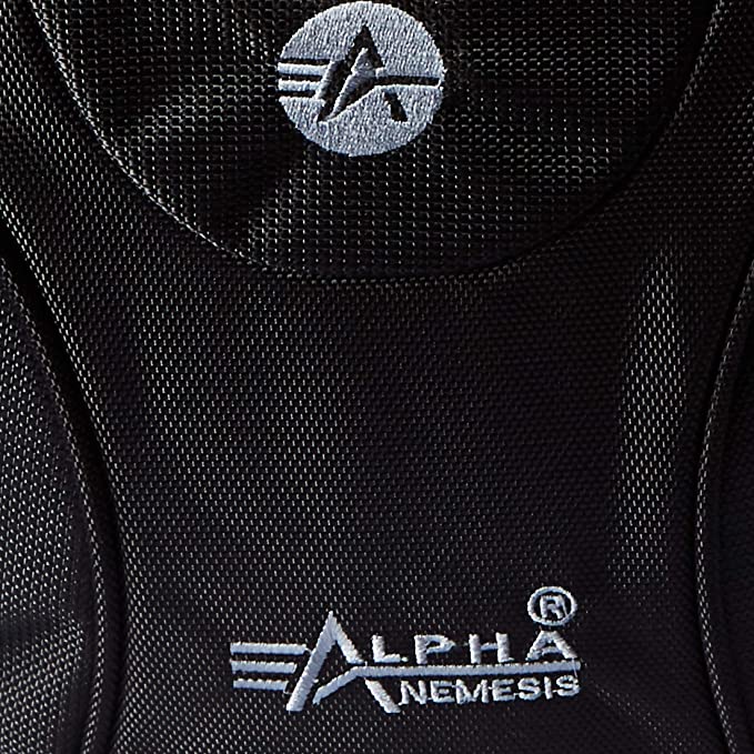 Alpha Nemesis Casual Waterproof Laptop Backpack/Office Bag/School Bag/College Bag/Business Bag/Unisex Travel Backpack Made With Waterproof polyester 25 Ltrs Black School Backpack bags Alpha Nemesis 