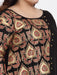 FAZZN Plus Size Rayon Black Colour Screen Printed Tops Dresses Fazzn 