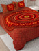 UniqChoice Brown Color 100% Cotton Badmeri Printed King Size Bedsheet With 2 Pillow Cover(D-2008NBrown) My Uniqchoice 