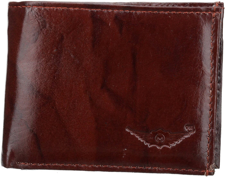 Mysterious Brown Genuine Leather Wallet by Maskino Leathers MASKINO ENTERPRISES 