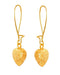 JFL - Jewellery for Less Fusion 1 g Gold Plated Golden Designer Heart Shape Earring for Women earrings JFL 