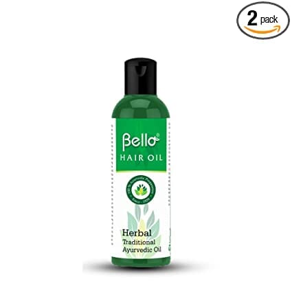 Bello hair Oil | Herbal Traditional Hair Oil | 200 ML Pack of 2 Personal Care Bello Herbals 