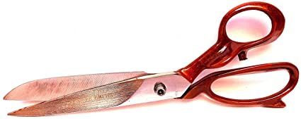Shalimar Brand Tailor Scissors 10" Inches Heavy Clothes Cutting & Leather Cutting Industrial Scissors Professional Tailoring Big Scissors Rubber Coated Scissor with Thumb Grip (Right-Handed) scissors Shalimar 