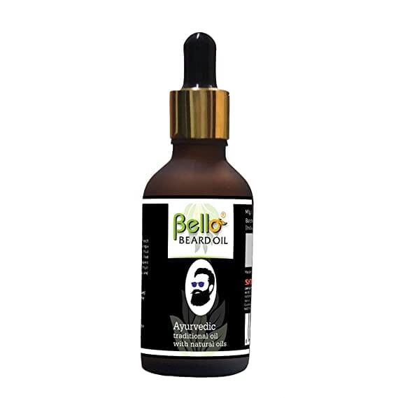 Bello Beard and Mustache Oil 50 ML pack of 2 - Beard Growth & shine Oil with 7 essential oils Personal Care Bello Herbals 