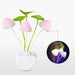 Aryshsaa Soft Colour Changing Romantic Plug in Wall Lamp Automatic Sensor Mushroom Shape Plastic Night Light (Multicolour) Metroz Enterprises 