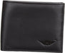 Black genuine leather Bi-Fold Wallet by Maskino Leathers MASKINO ENTERPRISES 