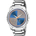 HRV Blue, Gold Dial New look SS Silver Men Watch watches Eglobe India 