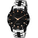 HRV Charcoal Black Dial New look SS Silver Men Watch watches Eglobe India 