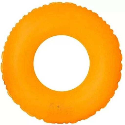 nawani Swimming Circle Life Buoy Float Swimming Accessories Inflatable Swimming Safety Tube (Orange) Swimming Safety Tube Nawani Enterprises 