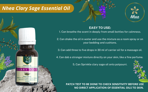 Nhea Clary Sage Essential Oil 15 ML Essential Oils Nhea 