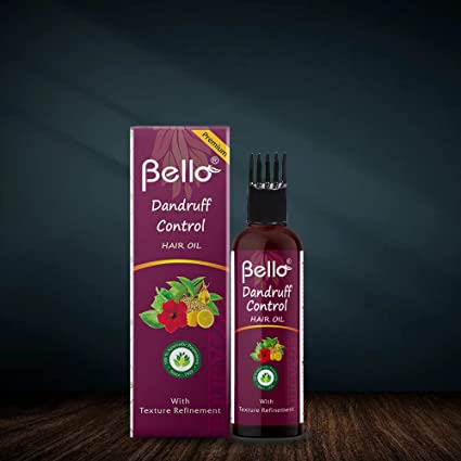 Bello Dandruff Control Hair Oil 200 ML Cosmetics Bello Herbals 