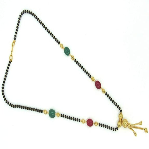 Multi Color Single Line Mangalsutra Jewellery Sets Shree Mauli Creations 