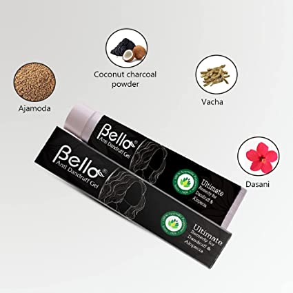 Bello Anti Dandruff Gel 50g - for both Men & Women | Pack 2 Personal Care Bello Herbals 