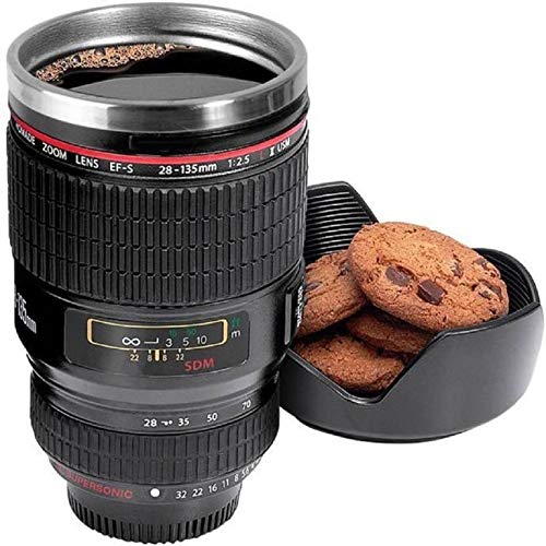 Aryshaa Super Classic Camera Lens Shaped Coffee Mug (Set of 2) Metroz Enterprises 