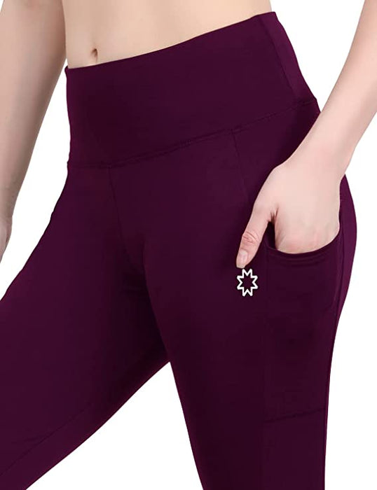 LIVENER Women Tights with Side Pockets | Yoga Pants | Sports & Gym Tights | Zumba, Biking, Dance Activities | Everyday Athleisure etc Gym Wear Pranjal fashions 