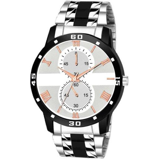 HRV Grey Dial New look SS Silver Men Watch watches Eglobe India 