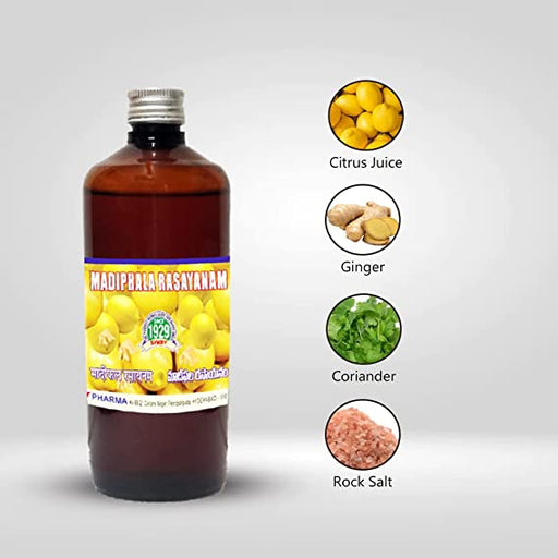 Syndy Madhiphala Rasayanam, Herbal digestive & Anti Vomiting Syrup, 500 ML Personal Care Bello Herbals 