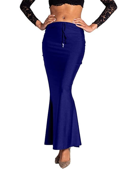 BUYONN Blue Colour Saree Shapewear for Women Microfiber Lycra Petticoat for Women , Shaper for Saree Saree Shapewear Buyonn 