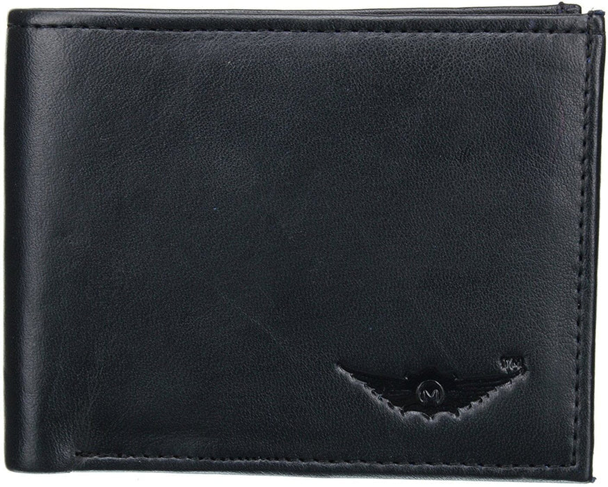 King black Genuine Leather Bi-Fold Wallet by Maskino Leathers MASKINO ENTERPRISES 