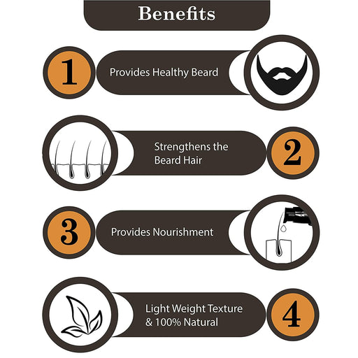 Beard Growth Oil with thyme oil | Promotes Growth, Nourishment | Paraben Free & SLS Free | 30 ML SEVAEN PROFESSIONAL 