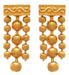 JFL - Jewellery for Less Gold Plated Necklace & Earrings Set for Women chain JFL 