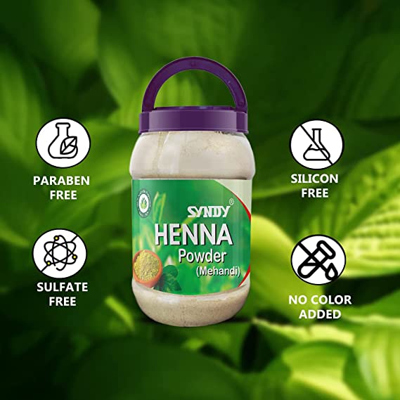 Syndy Henna Powder ( Mehandi ) for Hair & Skin- 500 G Personal Care Bello Herbals 