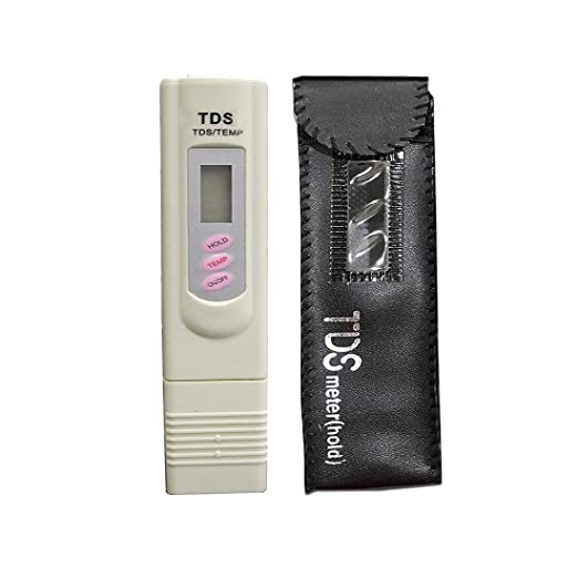 Aryshaa TDS Digital LCD Display Meter for Water Quality Testing in ppm tds with Temperature in Leather Cover Metroz Enterprises 