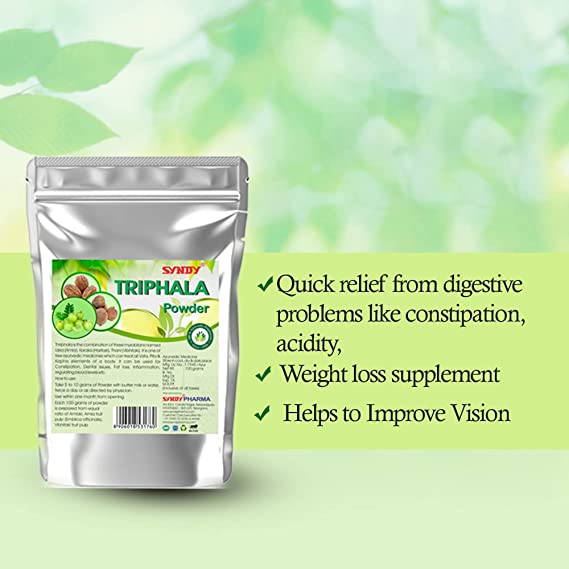 Triphala Powder for Digestive Disorders, 100 G Pack of 2 Personal Care Bello Herbals 