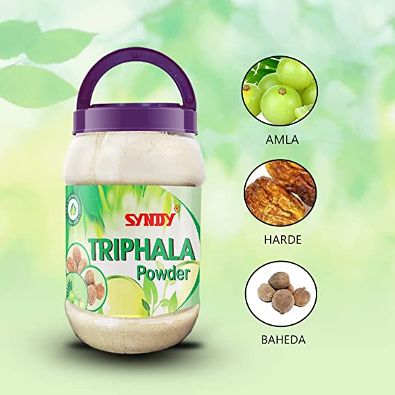 Syndy Triphala Powder for Digestive Disorders, 500 G Personal Care Bello Herbals 
