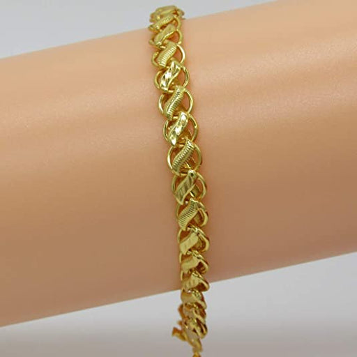 Adjustable golden stone bracelet for Men Jewellery Sets Shree Mauli Creations 