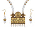 JFL- Jewellery for Less Gold Plated Stylish Handcrafted Meenakari Floral Design pendant Beaded Necklace set for Women & Girls. JFL 