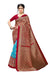 SVB Saree Rama & Red woven Art Silk Saree SAREES SVB Sarees 