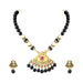 Aradhya Gold Plated Pendant Black Beads Traditional Jewellery Set for Women and Girls… Artifical Jewellery Aradhya Jewellery 