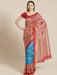 SVB SAREE Red And Rama Mysore Silk Printed Saree SAREES SVB Sarees 
